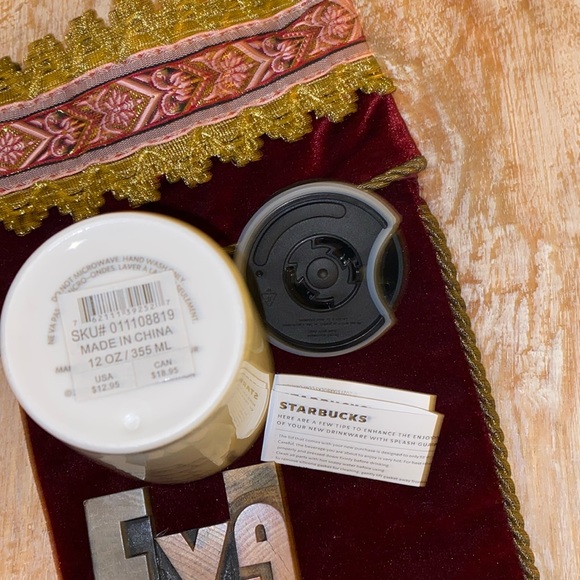 🆕☕️🧜♀️STARBUCKS 12 oz. 2021 “🧜♀️” Logo Ceramic Cup with Swivel Lid - Picture 6 of 8